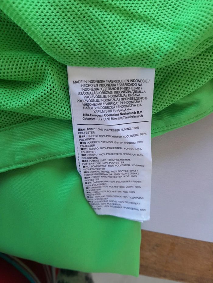 Veste coupe vent Nike la louviere  stanleybet taille L - photo numéro 8
