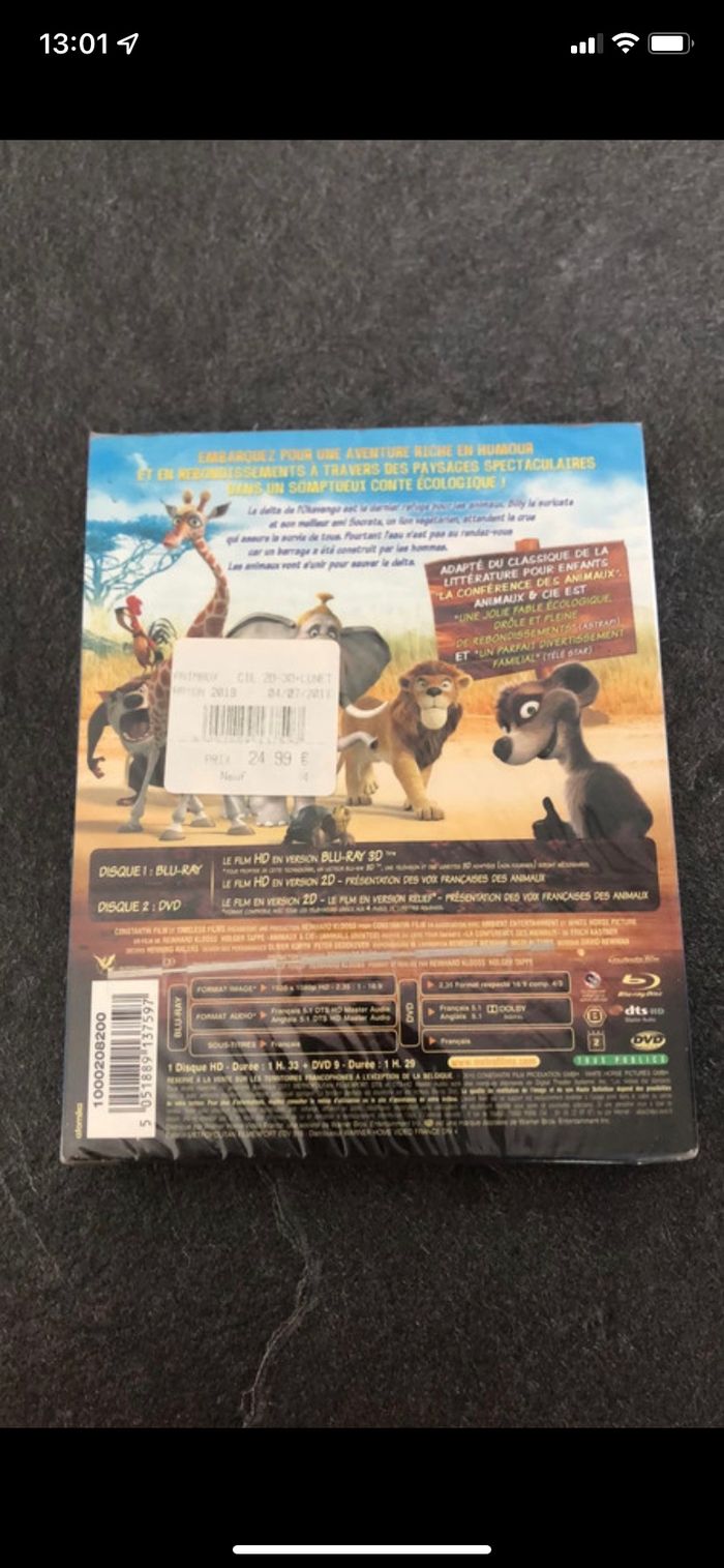 Dvd animaux et compagnie 3 D - photo numéro 2