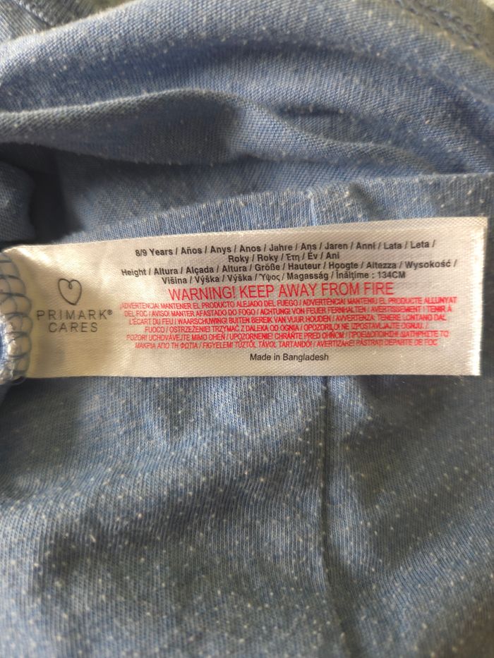 Débardeur bleu ciel Primark - Taille 8/9 ans - photo numéro 3