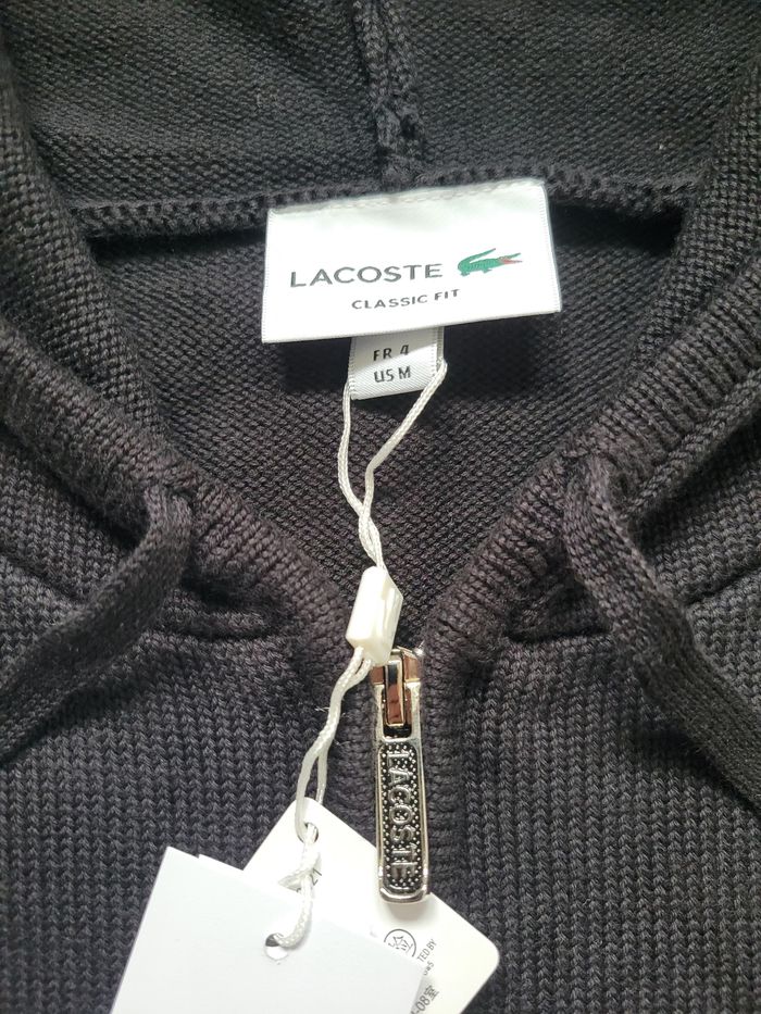 Gilet Lacoste Noir - photo numéro 4