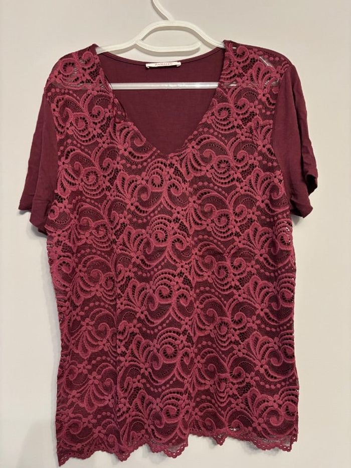 T-shirt bordeaux