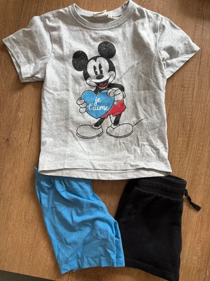 Pyjama short Disney Mickey 6 ans tbe