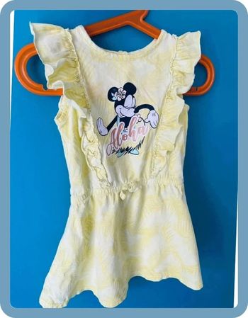 Superbe robe jaune 23 mois Disney minnie
