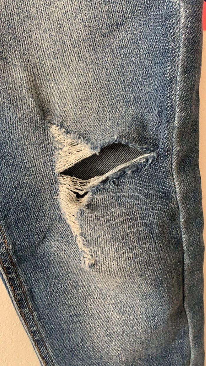 Jeans destroy fille - photo numéro 5