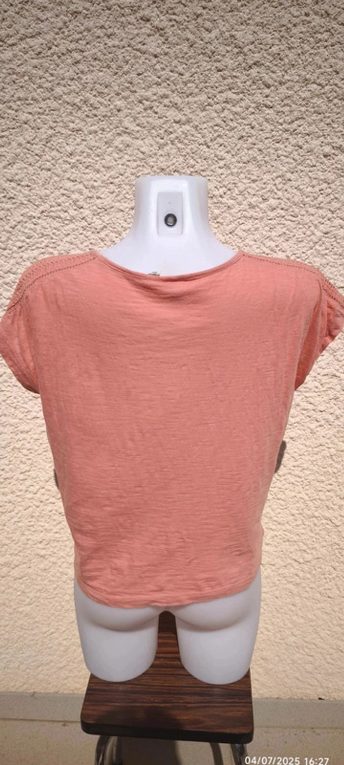 T-shirt Roxy Taille S Rose pale - photo numéro 2