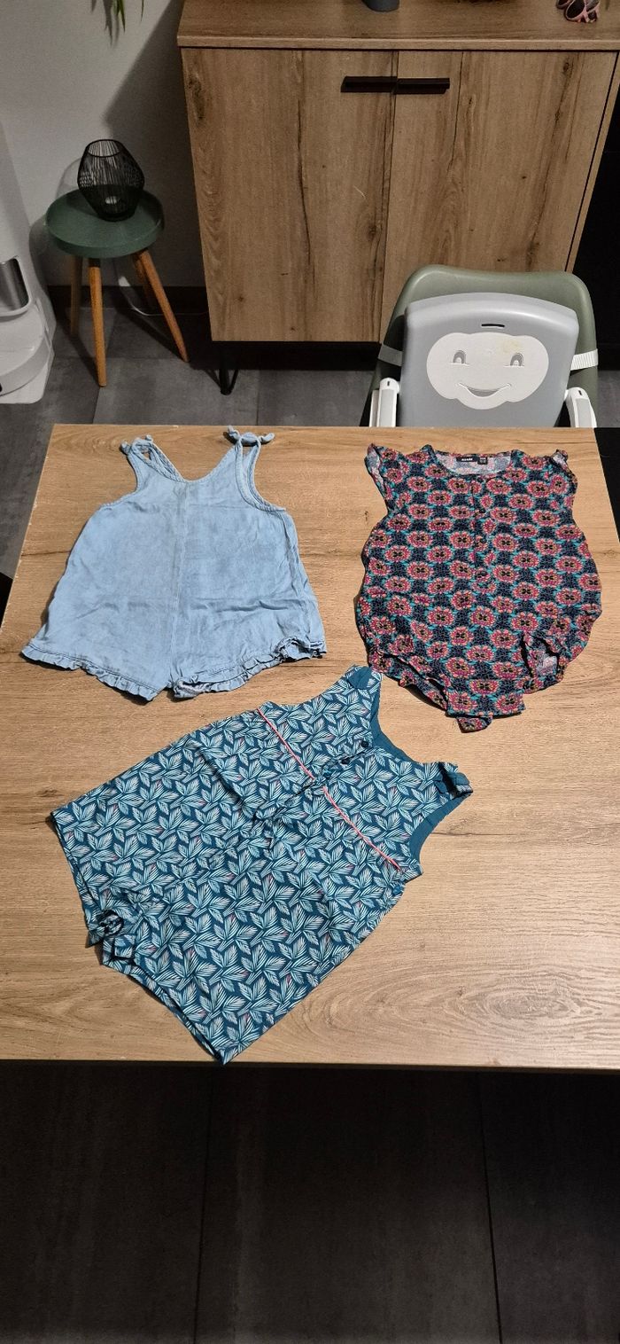 Lot barboteuses 24 mois