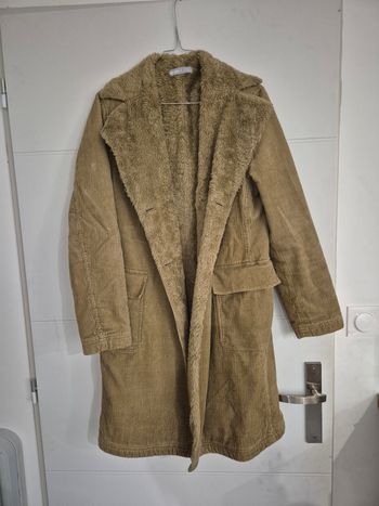 Manteau blazer fourré ZARA