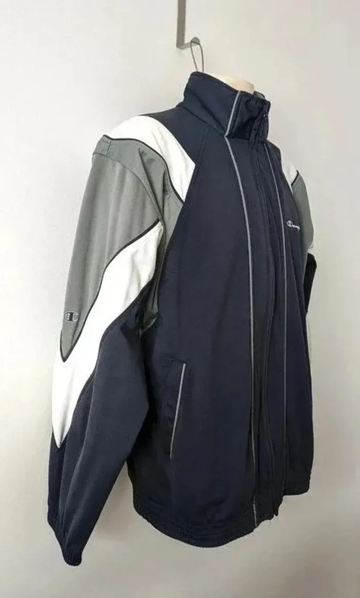 Veste vintage Champion - logo brodé - taille XL - photo numéro 2