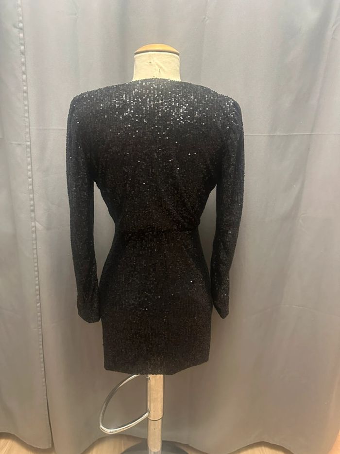 Robe sequins noir t38 - photo numéro 4