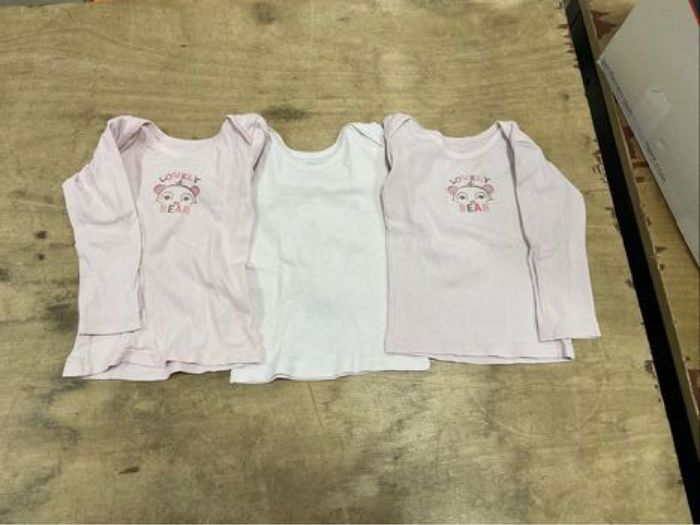 Lot 3 chemises de corps 2/3 ans
