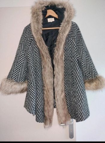 Manteau style pancho