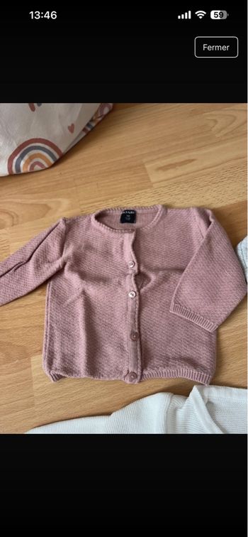 gilet , taille 1 mois , neuf