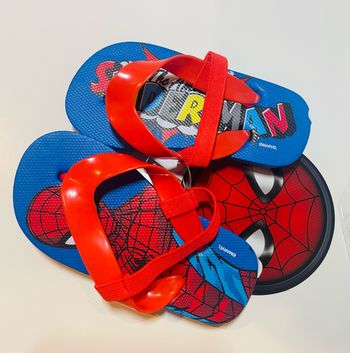 Tong claquettes élastiques Spiderman 19/20