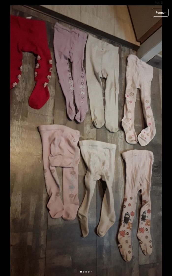 Lots de 7 de paires de collants +2offert