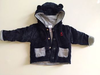 Manteau marin - bébé 3-6 mois - porté 1 fois
