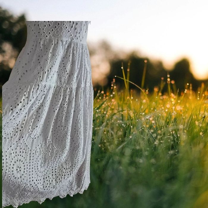 Robe Longue Blanche style Broderie Anglaise Taille M - photo numéro 17
