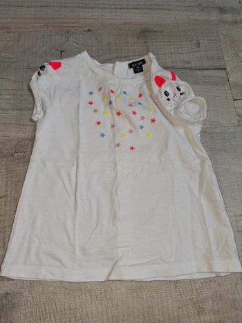 Tee shirt fille 9 mois