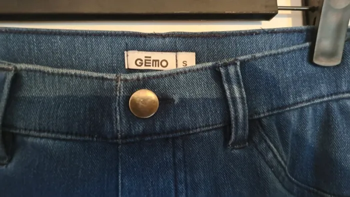 Jegging stretch bleu, Gémo, taille S - photo numéro 2