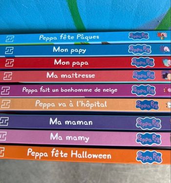 9. Livres Peppa Pig
