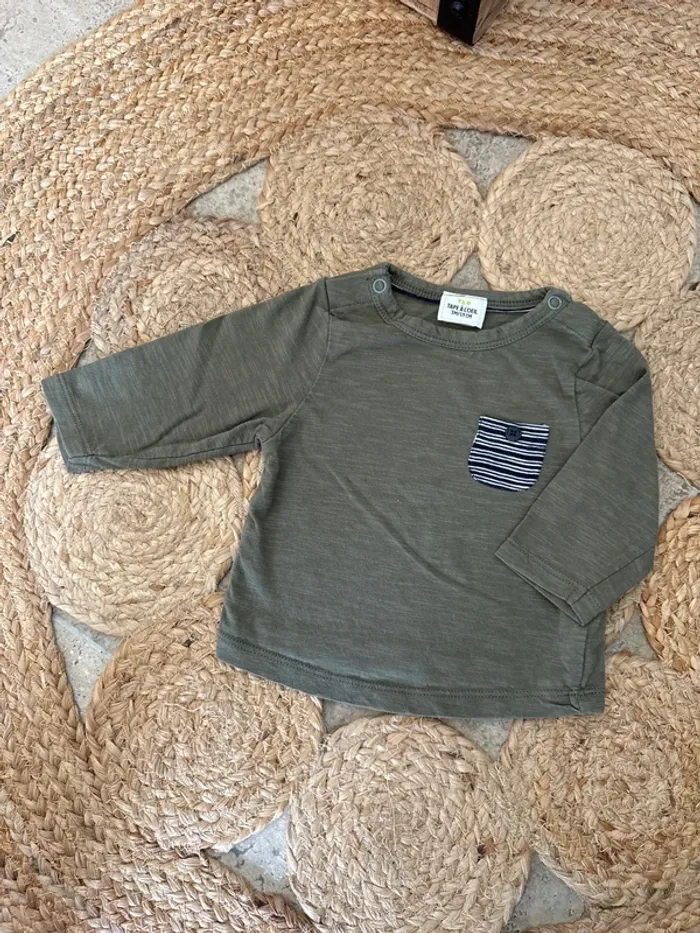 t-shirt manches longues Tape à l’œil 3 mois