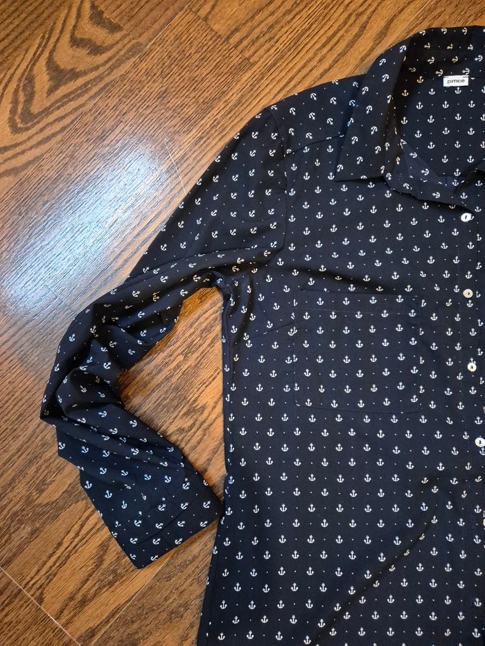 Chemise Pimkie motif ancre marine - photo numéro 2