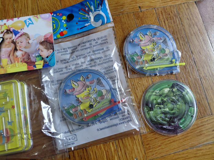 lot de jeux à billes pour anniversaire à mettre dans pochette cadeau ou piniata - photo numéro 3