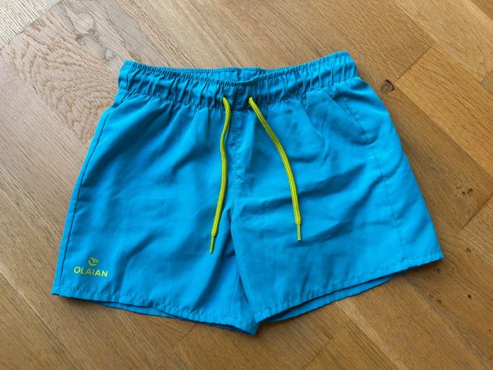 Short de bain piscine mer, turquoise garçon olaian décathlon