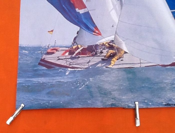Années 1980 Affiche Nautisme Régate de Voiliers Offert par la Loterie Nationale et Télé 7 jours - photo numéro 5