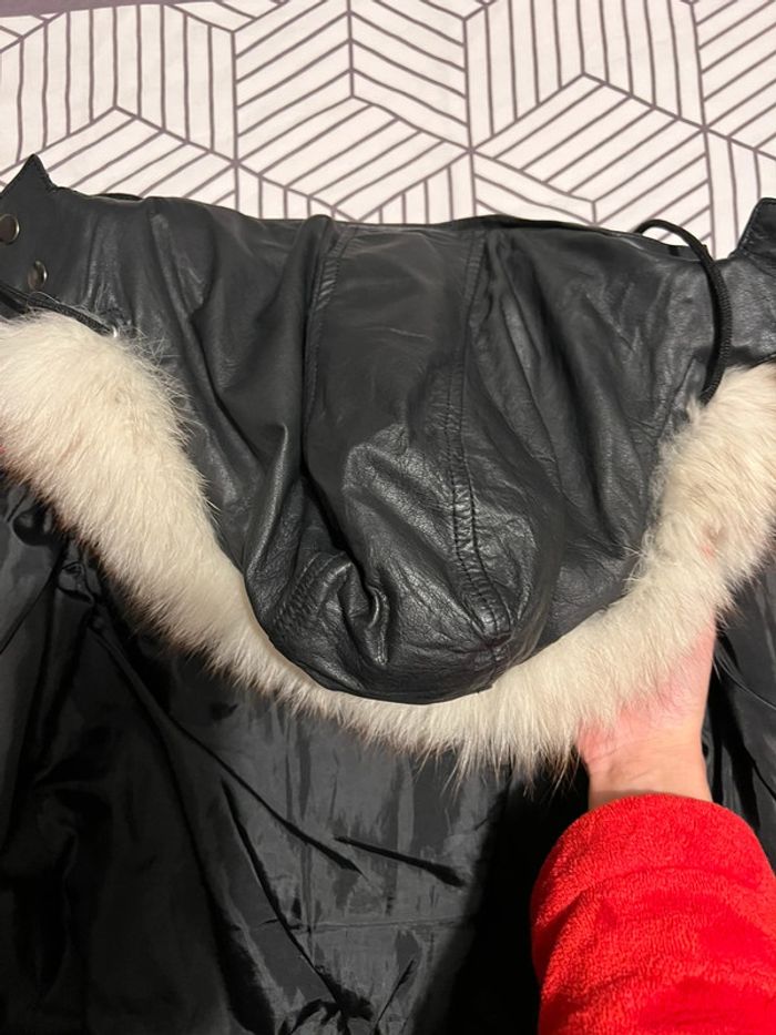 Doudoune cuir de mouton femme S - photo numéro 6