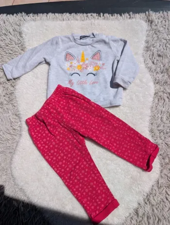 Ensemble licorne fille 2 ans