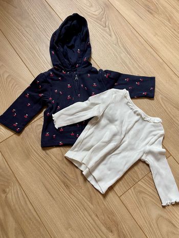 Veste Kiabi + haut manches longues