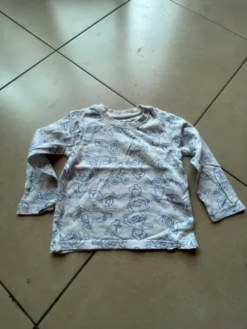 t-shirt manche longue stitch taille 86 cm