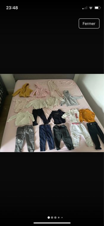 Lot  de vêtement 18 mois fille