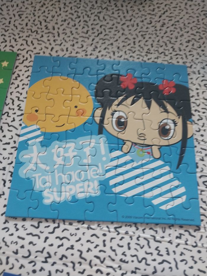 puzzle ravensburger enfant 3x49 pieces ni hao kai lan complet - photo numéro 4