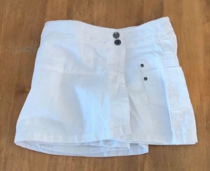 Jupe short blanche