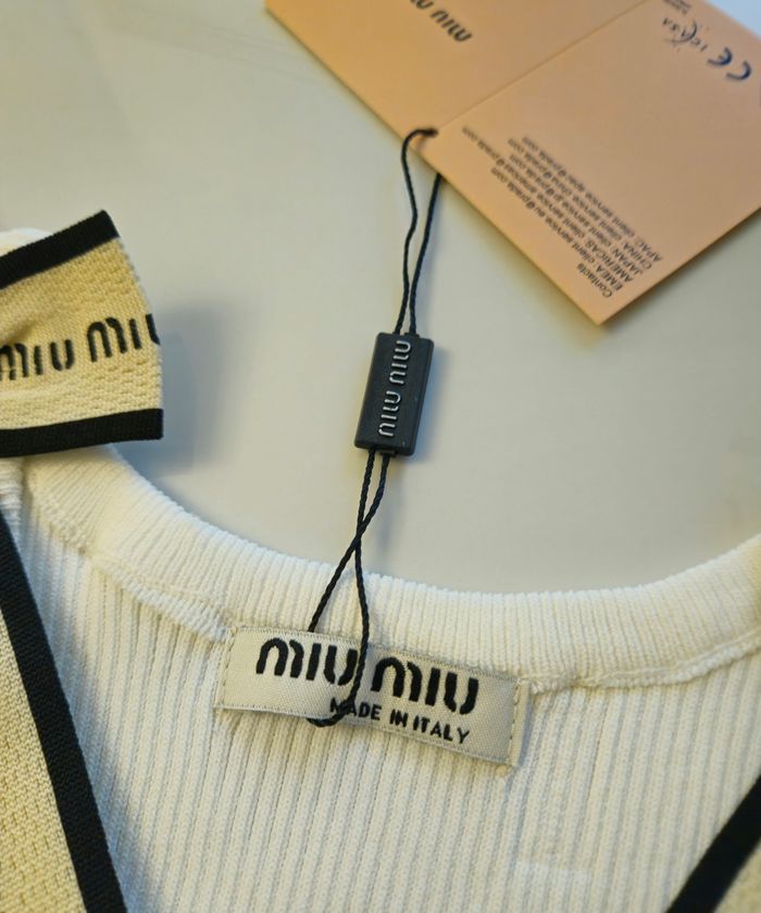 Débardeur Miu Miu blanc - photo numéro 5