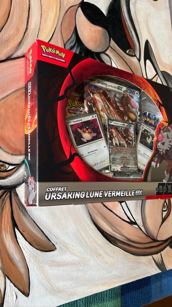 Coffret Pokémon Ursaking lune Vermeille Ex - photo numéro 3