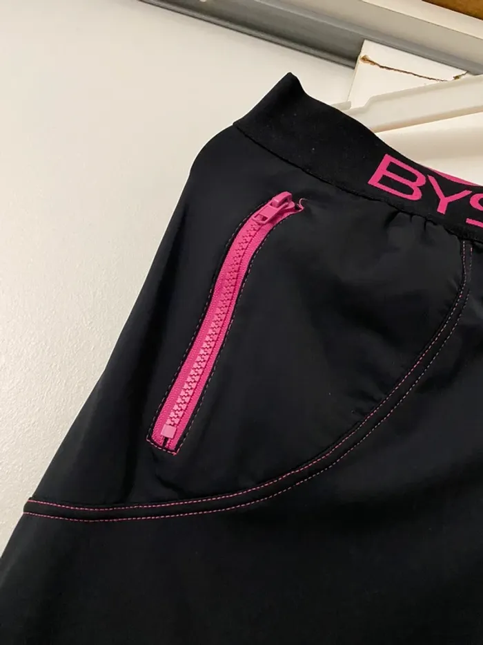 Legging sport rose et noir Byskinperf - photo numéro 4