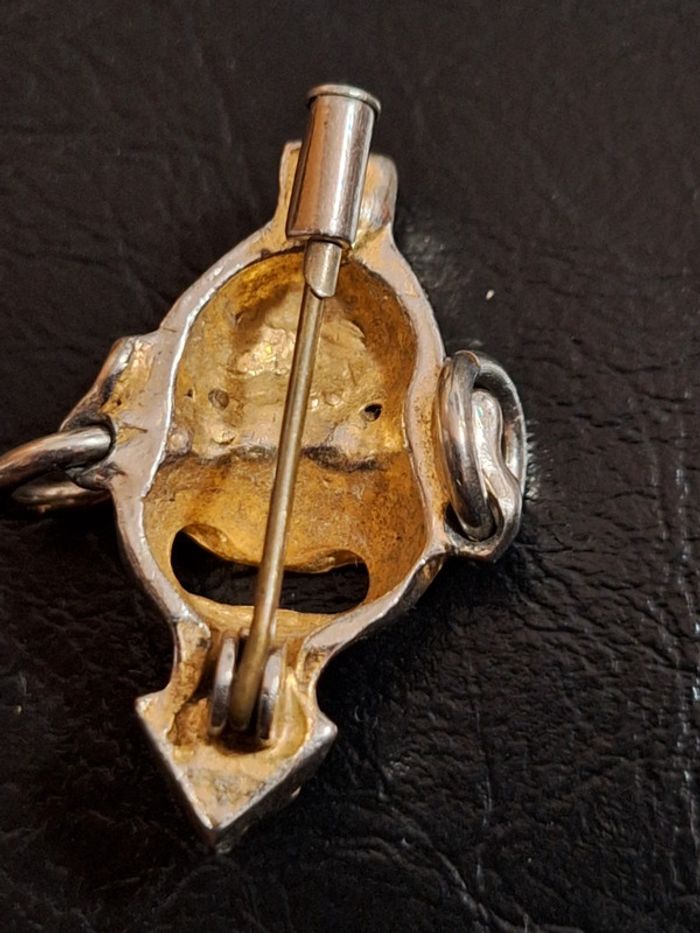 🌟 Broche originale en métal bicolore 🌟 - photo numéro 5