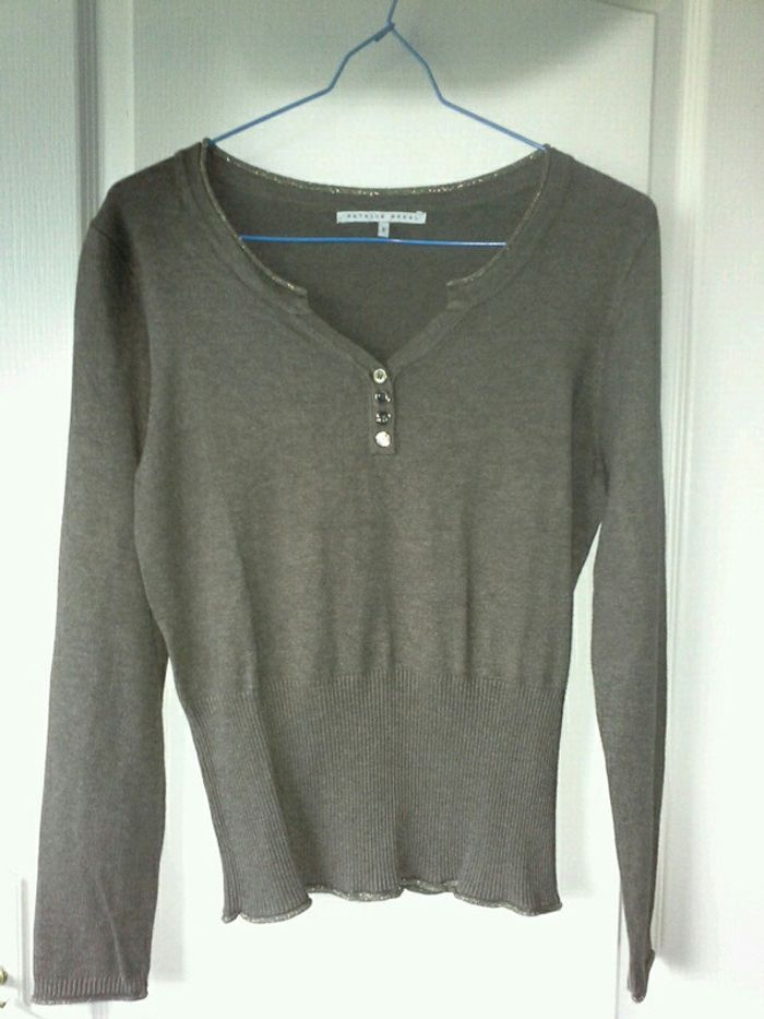Pull beige taille 42