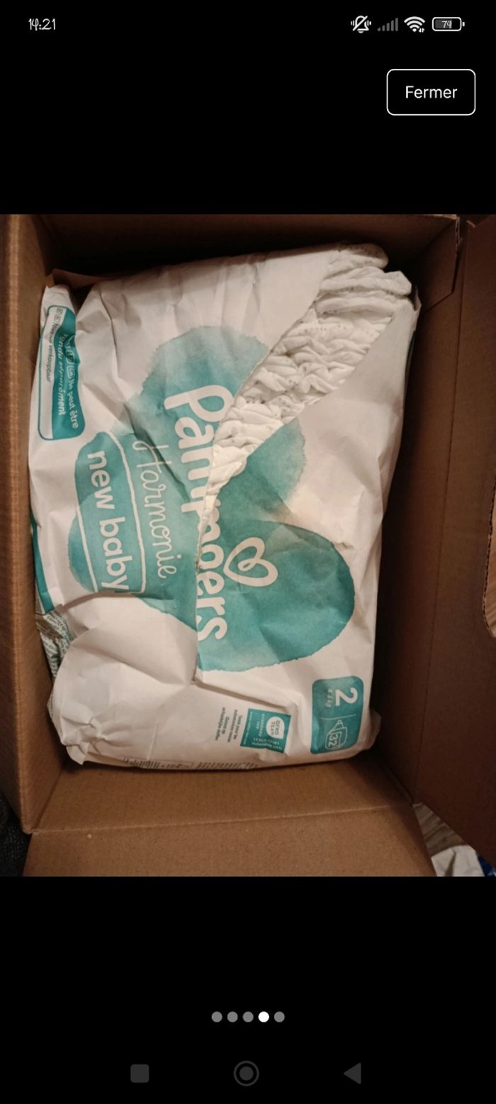 Lot de couches x 3 Pampers Harmonie - photo numéro 4