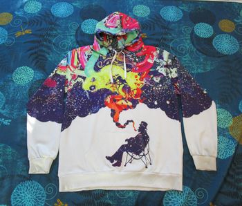 Pull Sweat à capuche Serpent Taille XL 42 Multi couleurs (P173)