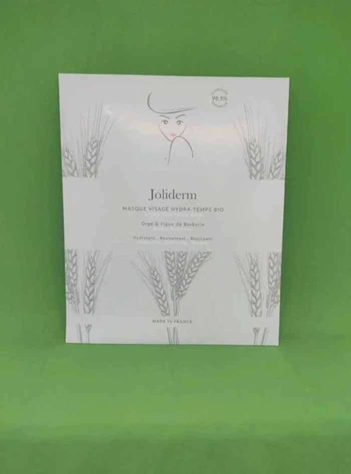 Joliderm masque visage en coton bio
