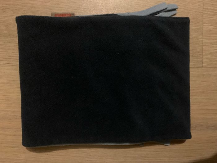 Écharpe isotoner et gant moufle 6/8ans reflex matière polaire couleur bleu marine bleu ciel - photo numéro 6