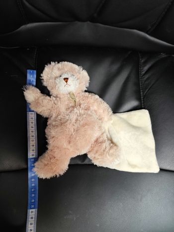 Ourson avec son doudou