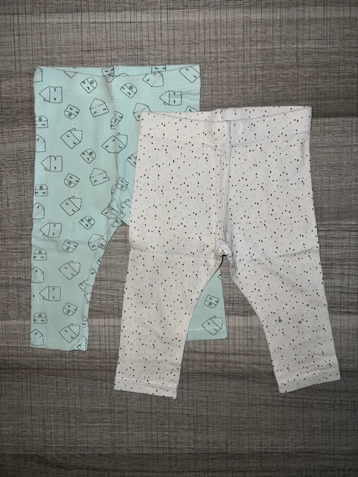Lot de 2 leggings