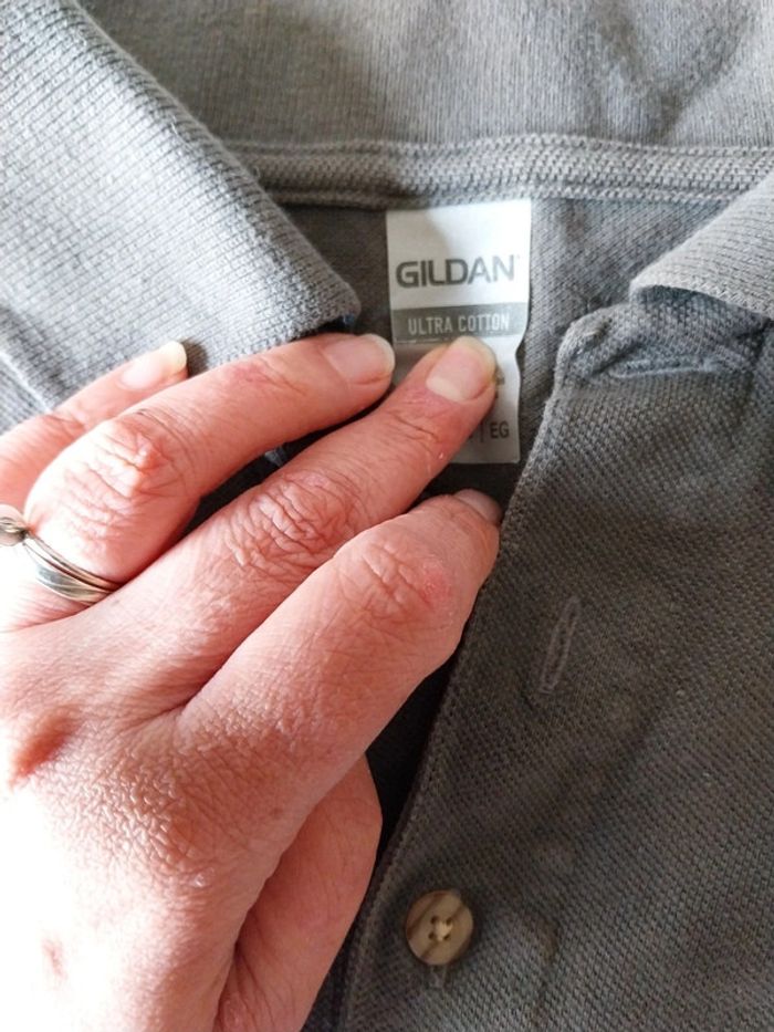 Polo Gris Homme Taille XL - photo numéro 3