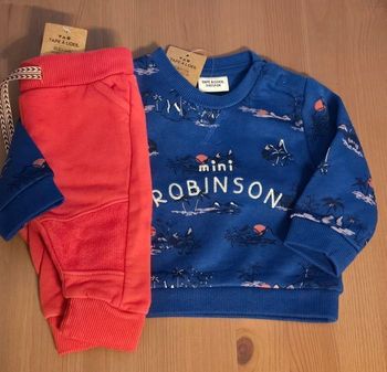 NEUFS(non portés) 🏷🏷💙🤩😍 superbe ensemble sweat et pantalon 3 mois garçon 🤩😍💙