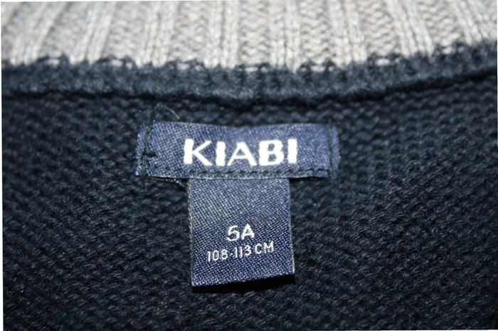 Gilet zippé bleu marine Kiabi, taille 5 ans - photo numéro 3