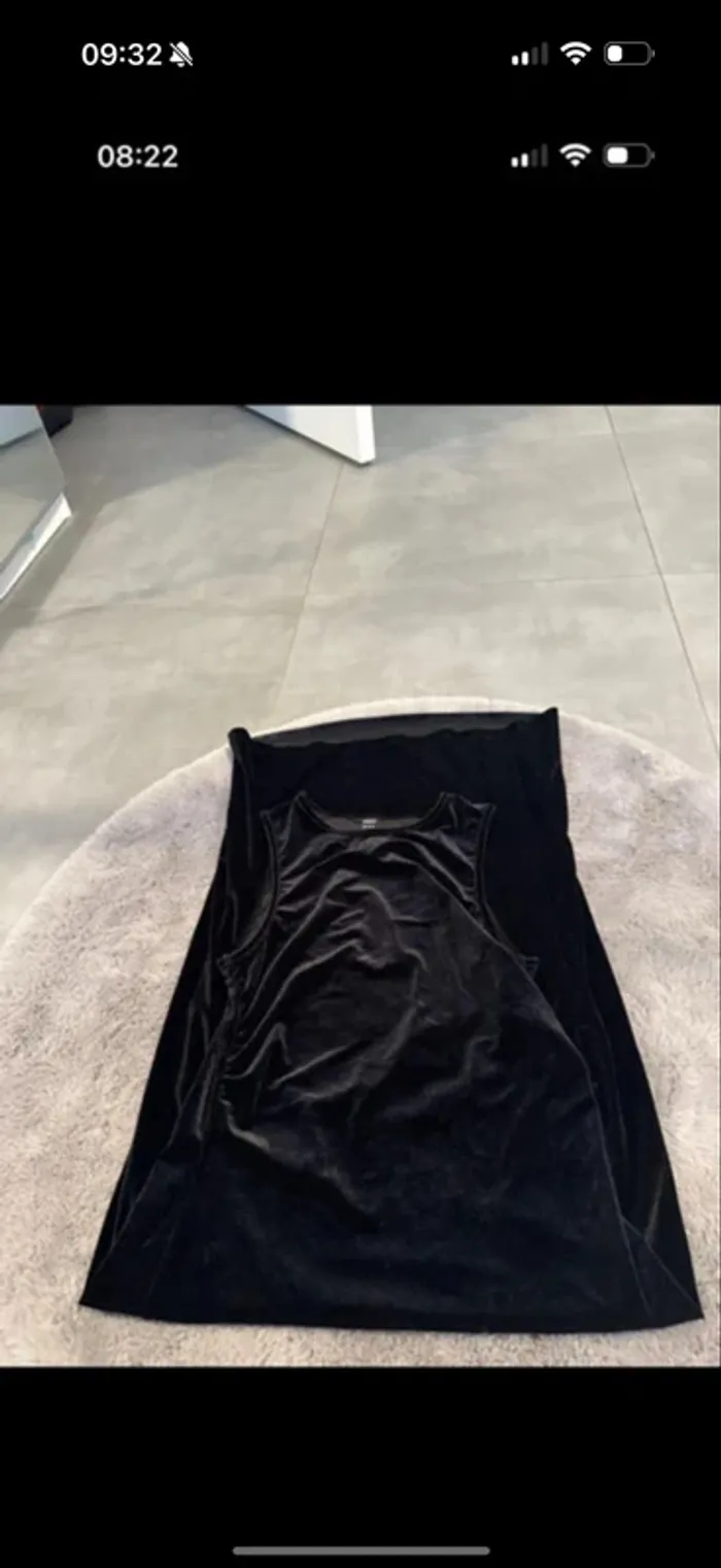 Longue robe shein taille L noir - photo numéro 2